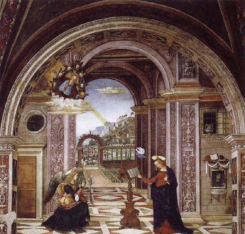 Bernardino Pinturicchio Bernardino Pinturicchio the Verkundigung France oil painting art